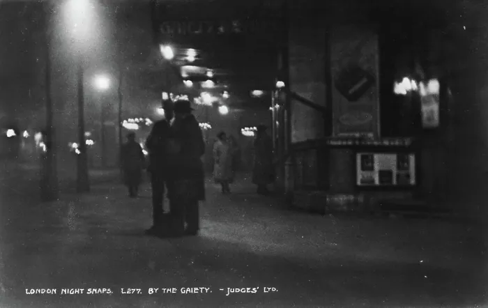 Framed Print : London Night Snaps By the Gaiety Framed Print : London Night Snaps By the Gaiety
