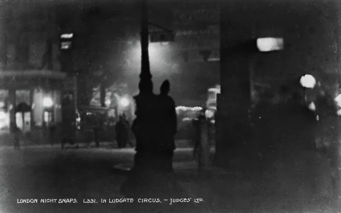 Framed Print : London Night Snaps Ludgate Circus Framed Print : London Night Snaps Ludgate Circus