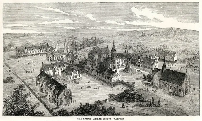 Framed Print : London Orphan Asylum, Watford 1871 Framed Print : London Orphan Asylum, Watford 1871