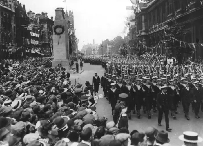 Framed Print : London Peace Procession, 19th July 1919