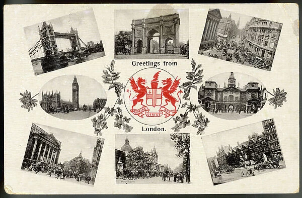 London Postcard 1905