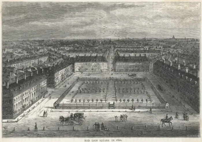 Framed Print : London / Red Lion Square Framed Print : London / Red Lion Square
