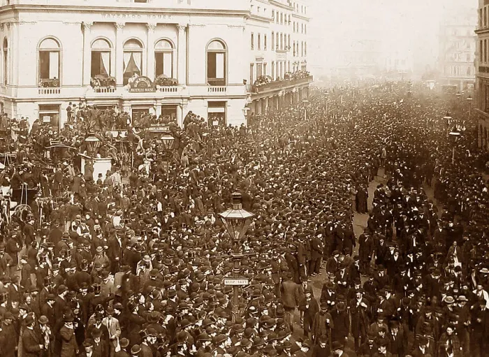 Framed Print : London Reform Demonstration 21st July 1884 Framed Print : London Reform Demonstration 21st July 1884