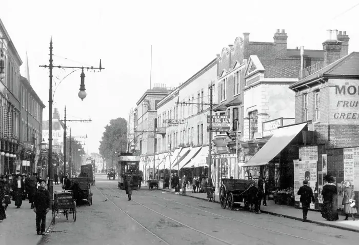 Framed Print : London Road, Croydon West Framed Print : London Road, Croydon West