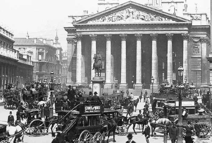 Framed Print : London Royal Exchange Victorian period Framed Print : London Royal Exchange Victorian period