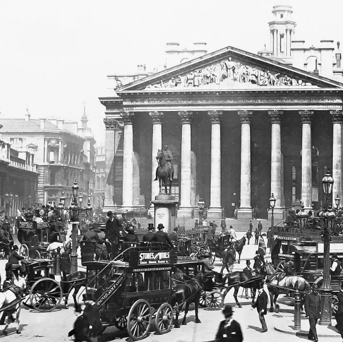 Framed Print : London Royal Exchange Victorian period Framed Print : London Royal Exchange Victorian period