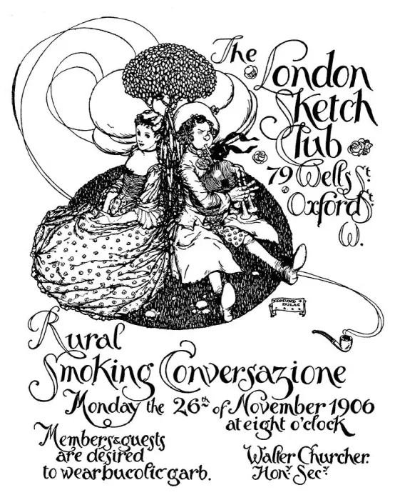 Framed Print : The London Sketch Club Framed Print : The London Sketch Club