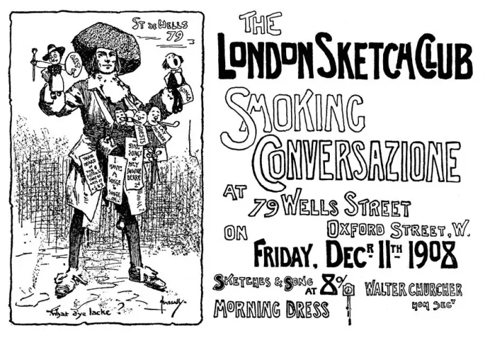 Framed Print : The London Sketch Club Framed Print : The London Sketch Club