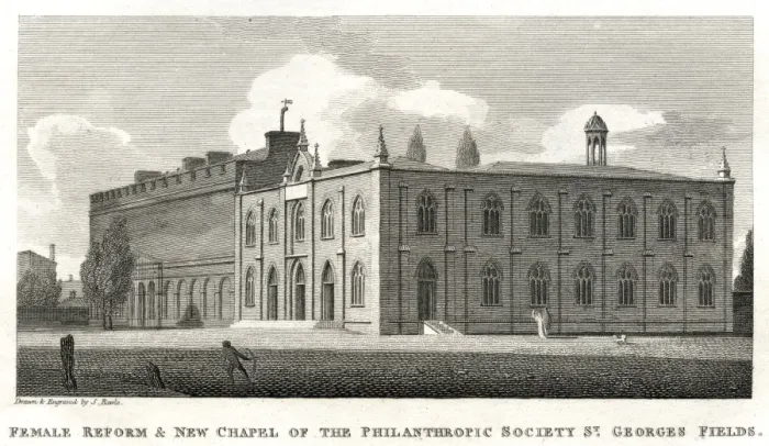 Framed Print : London St Georges in the Fields Philanthropic Society Refor Framed Print : London St Georges in the Fields Philanthropic Society Refor