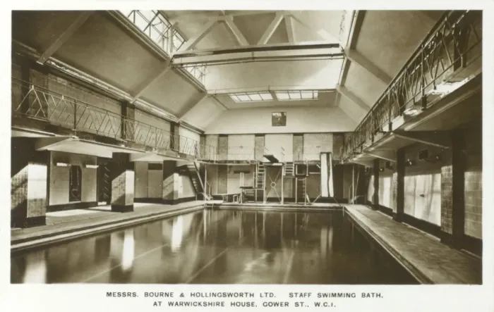 Framed Print : London - Staff Swimming Bath Framed Print : London - Staff Swimming Bath