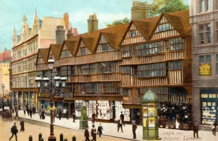 Framed Print : London, Staple Inn, Holborn Framed Print : London, Staple Inn, Holborn