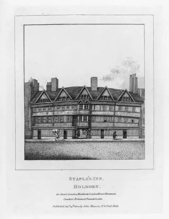 Framed Print : London / Staples Inn Framed Print : London / Staples Inn