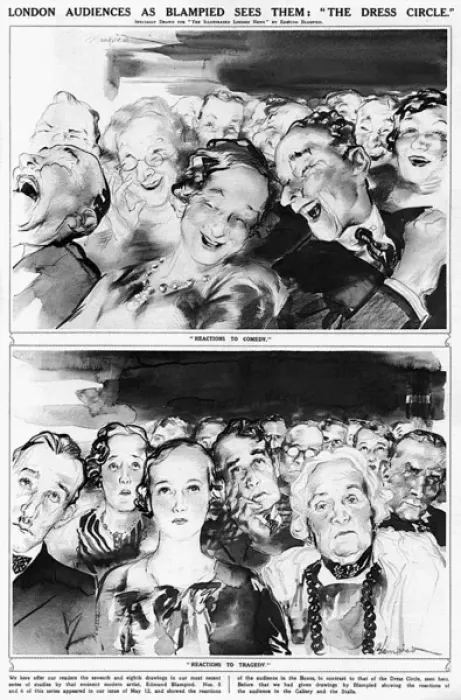 Framed Print : London Theatre audiences Framed Print : London Theatre audiences