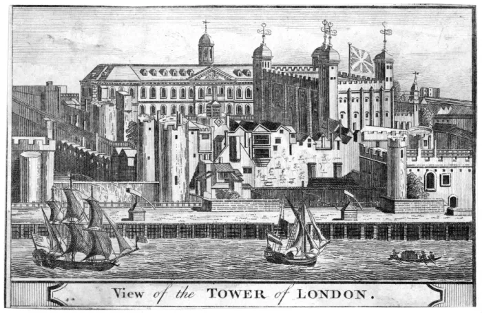 Framed Print : London / Tower / C18Th Framed Print : London / Tower / C18Th
