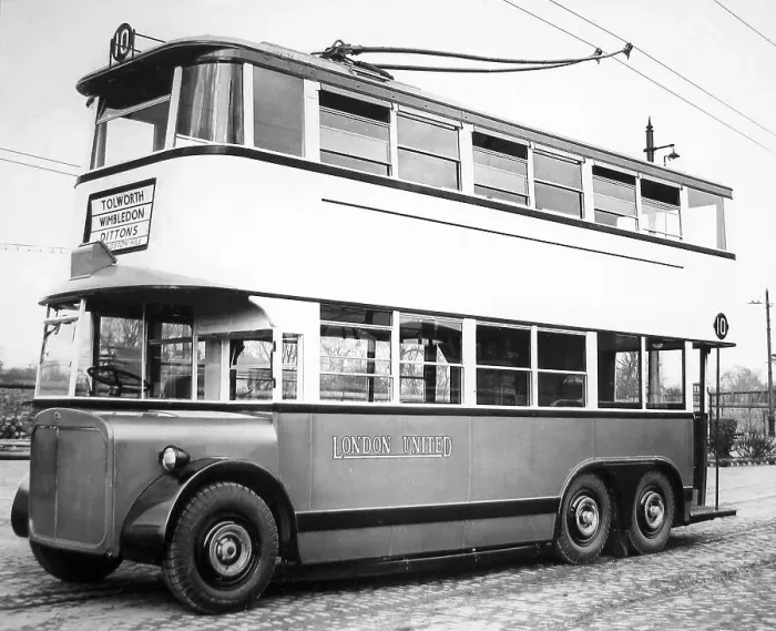 Framed Print : London United trolleybus Framed Print : London United trolleybus