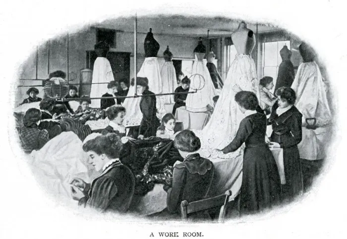 Framed Print : Londons drapers 1900 Framed Print : Londons drapers 1900