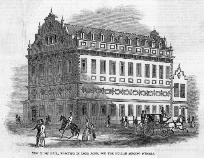 Framed Print : LONG ACRE. St Martins Hall, Long Acre, housing Hullahs music school Framed Print : LONG ACRE. St Martins Hall, Long Acre, housing Hullahs music school