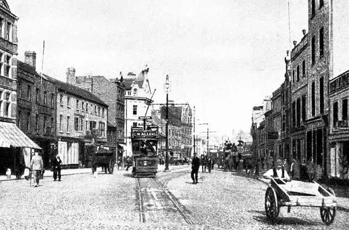 Framed Print : Long Causeway, Peterborough early 1900's Framed Print : Long Causeway, Peterborough early 1900's