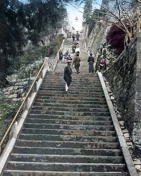 Long flight of steps, Japan