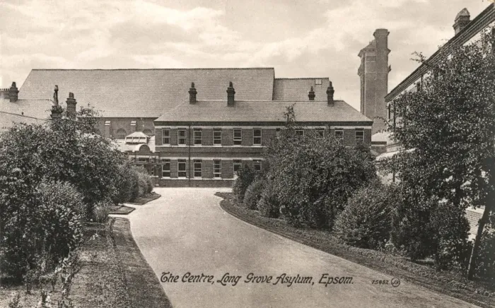Framed Print : Long Grove Asylum, Epsom, Surrey Framed Print : Long Grove Asylum, Epsom, Surrey