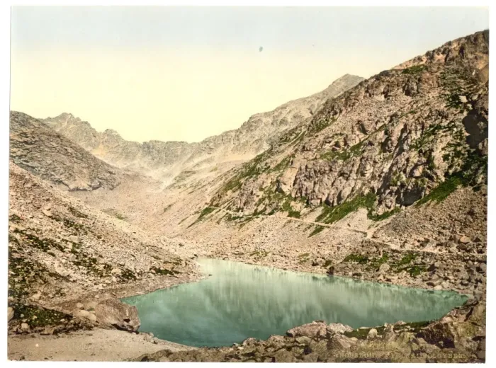 Framed Print : The Long Lake (i. e. Langer See) in Felkaer (i. e. Felka) Va Framed Print : The Long Lake (i. e. Langer See) in Felkaer (i. e. Felka) Va