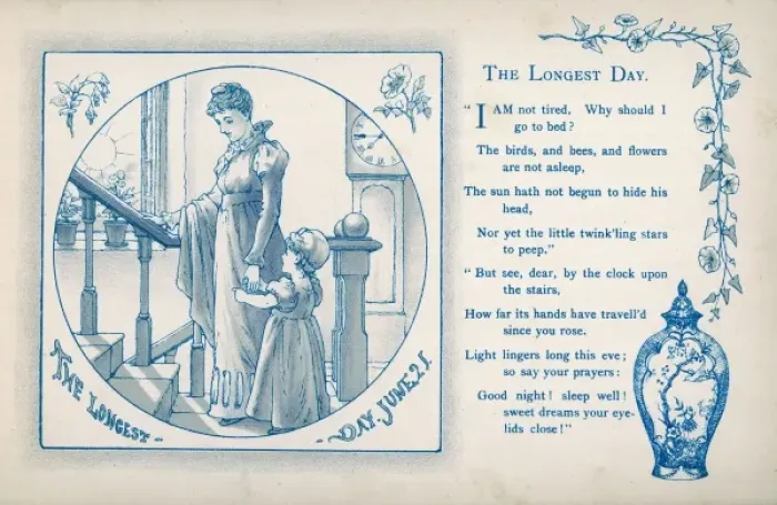 Framed Print : Longest Day 1886 Framed Print : Longest Day 1886