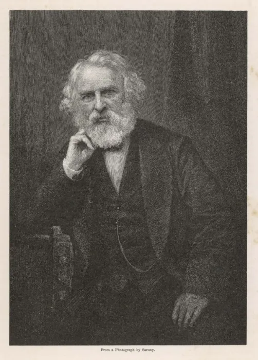 Framed Print : Longfellow / Harpers 1882 Framed Print : Longfellow / Harpers 1882