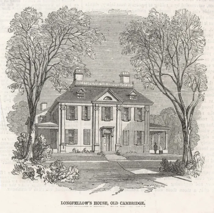 Framed Print : Longfellow home - 1 Framed Print : Longfellow home - 1