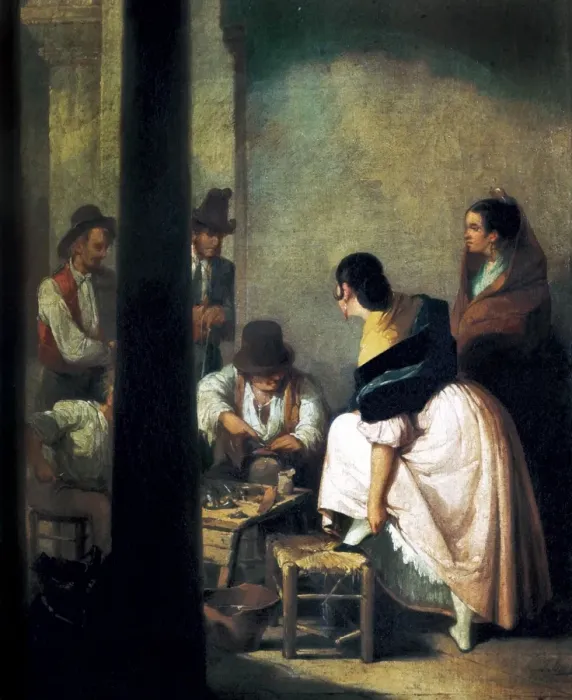 Framed Print : Longhi, Pietro, School Of Framed Print : Longhi, Pietro, School Of