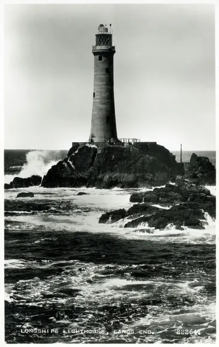 Framed Print : Longships Lighthouse, Land's End, Cornwall Framed Print : Longships Lighthouse, Land's End, Cornwall