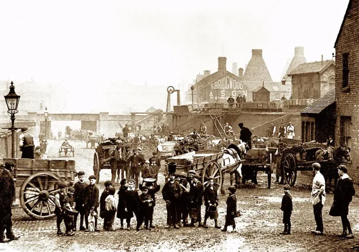 Framed Print : Longton Coal Wharf early 1900s Framed Print : Longton Coal Wharf early 1900s