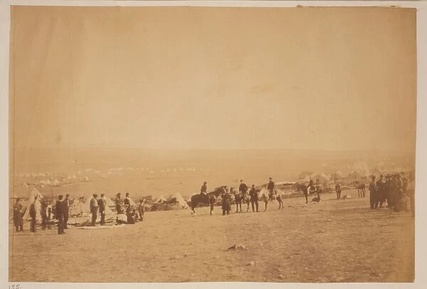 Looking towards Balaclava, Turkish camp in the distance to t