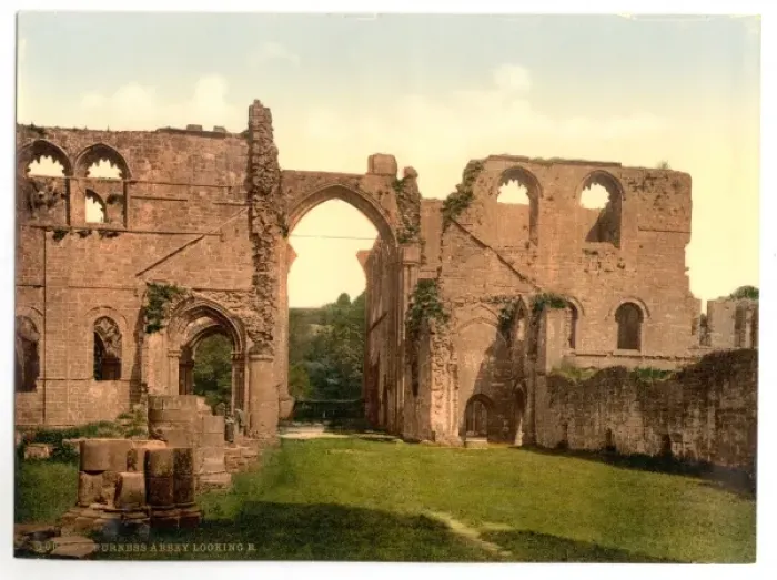 Framed Print : Looking east, Furness Abbey, England Framed Print : Looking east, Furness Abbey, England