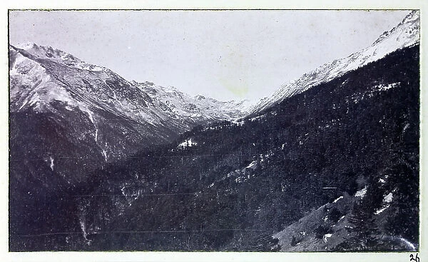 Looking back on Nathu La Pass, Sikkim, India, from a fascinating album which reveals new details on a little-known campaign in which a British military force brushed aside Tibetan defences to capture Lhasa, in 1904