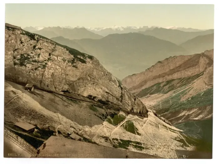 Framed Print : Looking towards Titlis, Pilatus, Switzerland Framed Print : Looking towards Titlis, Pilatus, Switzerland