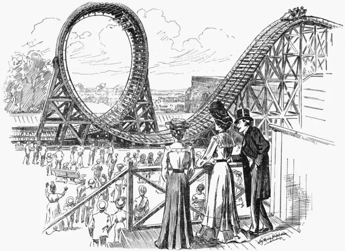 Framed Print : Looping the loop at Crystal Palace Framed Print : Looping the loop at Crystal Palace