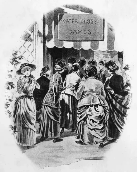 Framed Print : Loos at Paris Expo Framed Print : Loos at Paris Expo