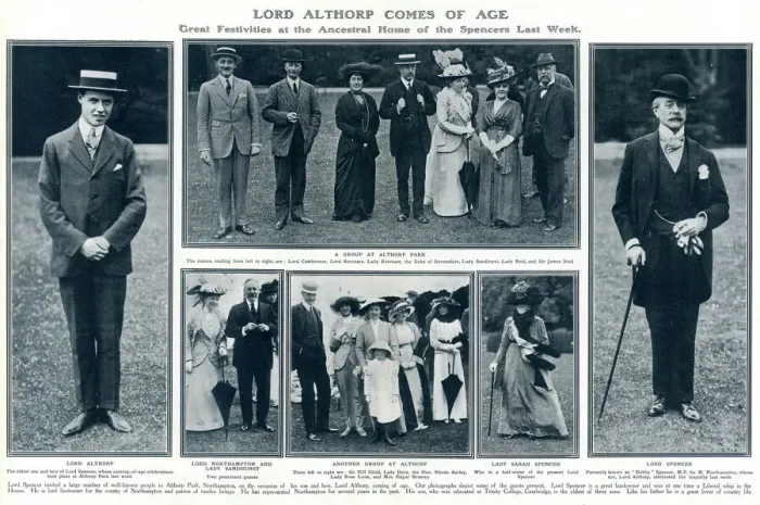 Framed Print : Lord Althorp Comes of Age Framed Print : Lord Althorp Comes of Age