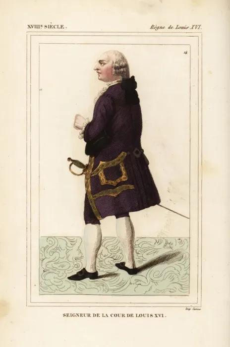 Framed Print : Lord of the court of King Louis XVI, France Framed Print : Lord of the court of King Louis XVI, France