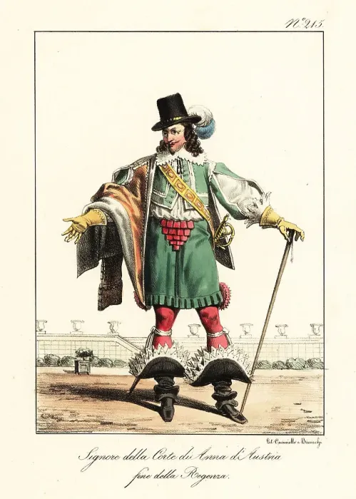 Framed Print : Lord at the court of Queen Anne of Austria, French Regency Framed Print : Lord at the court of Queen Anne of Austria, French Regency
