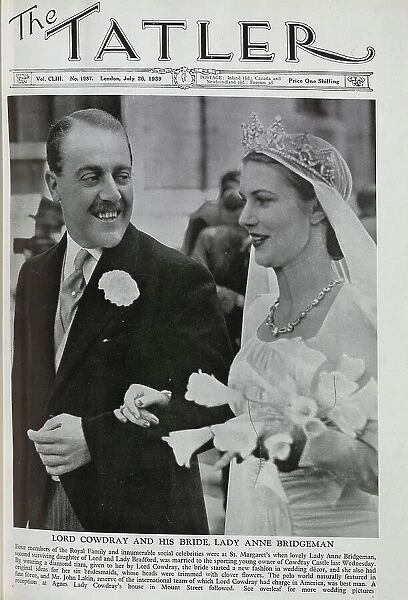 Lord Cowdray and Lady Anne Bridgeman