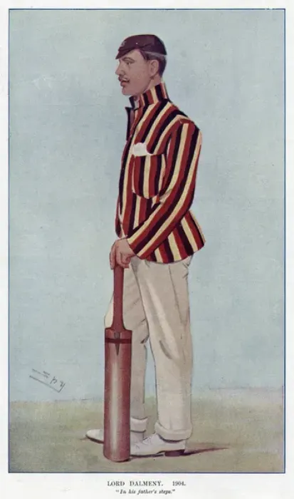 Framed Print : Lord Dalmeny / Cricketer Framed Print : Lord Dalmeny / Cricketer