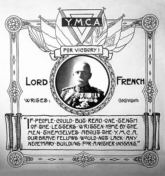 Lord French message about YMCA during WW1