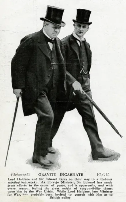 Framed Print : Lord Haldane and Sir Edward Grey Framed Print : Lord Haldane and Sir Edward Grey