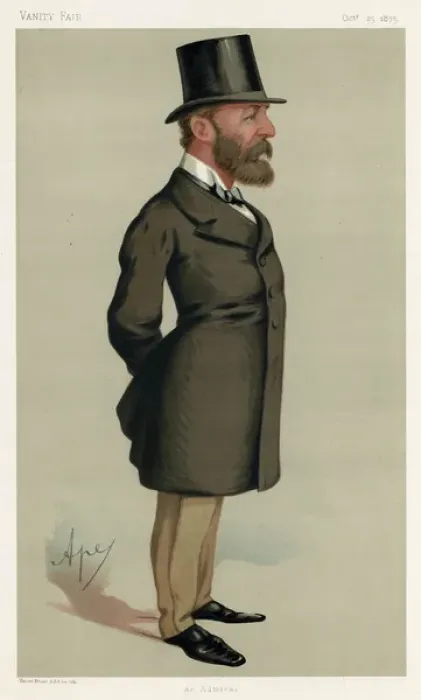 Framed Print : Lord John Hay, Vanity Fair, Ape Framed Print : Lord John Hay, Vanity Fair, Ape