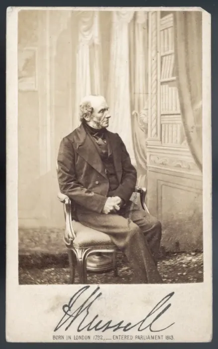 Framed Print : Lord John Russell / Cdv Framed Print : Lord John Russell / Cdv