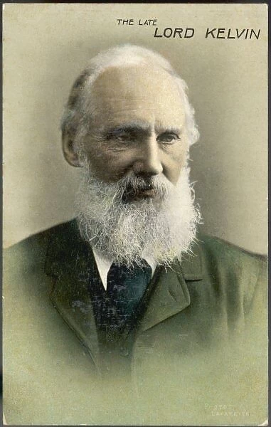 Lord Kelvin Photo. WILLIAM THOMSON, first lord KELVIN - regarded by his