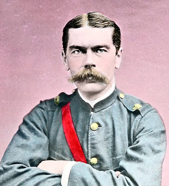 Lord Kitchener, hand coloured photo