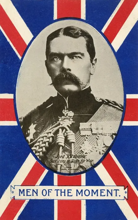 Framed Print : Lord Kitchener - Men of the Moment - Union Flag surround Framed Print : Lord Kitchener - Men of the Moment - Union Flag surround