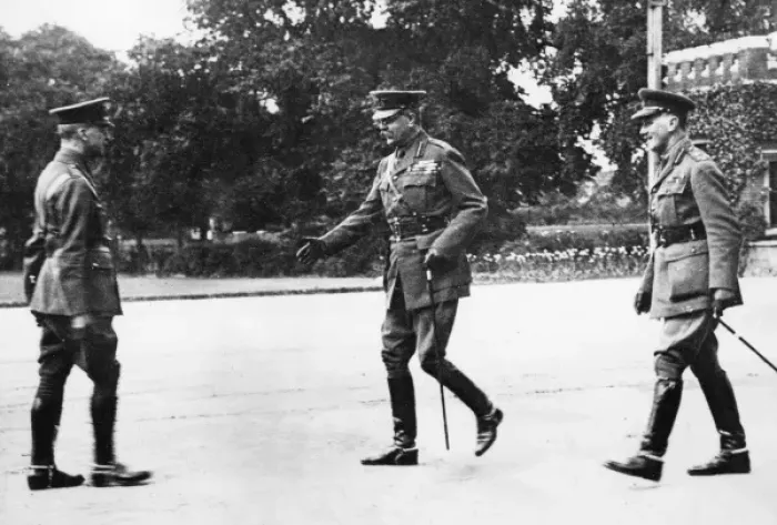 Framed Print : Lord Kitchener at Royal Military Academy Framed Print : Lord Kitchener at Royal Military Academy